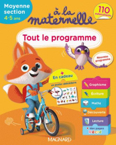 A la maternelle, tout le programme Moyenne section 2016 - Brossier Michèle ; Chklé Delphine ; Francescon Nic