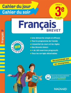 Français Brevet 3e Cycle 4. Edition 2016 - Randanne Florence ; Bernollin-Muratet Françoise ;
