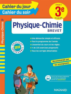 Physique-Chimie Brevet 3e Cycle 4. 14-15 ans, Edition 2016 - Rasset Patrick