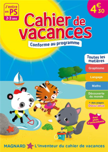 Cahier de vacances J'entre en PS. 2-3 ans - Perrot Aurélie ; Dupuy-Sauze Marianne ; Citron Col