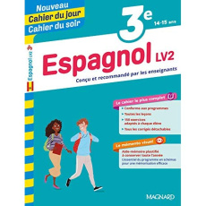 Cahier du jour/Cahier du soir Espagnol LV2 3e mémento. Edition 2019 - Ciria Nieves ; Teillard Martine ; Paicheler Pénélo