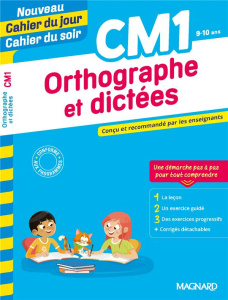 Cahier du jour/Cahier du soir Orthographe et dictées CM1. Edition 2020 - Séménadisse Bernard ; Francescon Nicolas ; Audouin