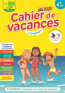 Cahier de vacances été de la GS au CP. Edition 2020 - Séménadisse Bernard