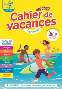 Cahier de vacances été de la 5e à la 4e. Edition 2020 - MOKRANI/PICCHIOTTINO