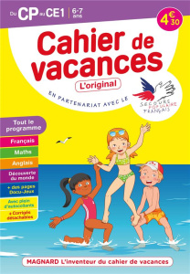 Cahier de vacances du CP au CE1. Edition 2021 - Wormser Michel ; Séménadisse Bernard ; Morize Patr