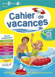 Cahier de vacances de la 5e à la 4e. Edition 2023 - Mokrani Laurence ; Picchiottino Jean-Dominique ; E