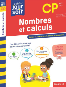 Cahier du jour/cahier du soir Nombres et calculs CP - Métillon Laurence ; Francescon Nicolas