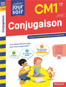 Cahier du jour/Cahier du soir Conjugaison CM1. Edition 2023 - Nasroune Myriam ; Séménadisse Odile ; Séménadisse