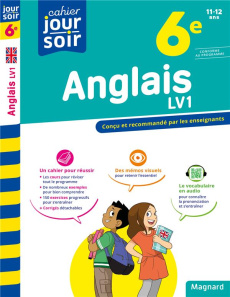 Cahier du jour/cahier du soir Anglais LV1 6e - Vannoise Nicole de ; Cureau Jean ; Segonne Coline