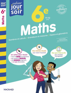 Cahier du jour/cahier du soir Maths 6e. Edition 2025 - Le Goff Annie ; Peynaud Françoise