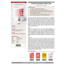 Trouver un job grâce aux conseils de Steve Jobs. 30 idées pour décoller - Bommelaer Hervé ; Clooney Harvey