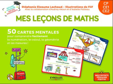 Mes leçons de math CP CE1 CE2. Avec 40 cartes leçons, 10 cartes jeux, 1 livret explicatif - Eleaume Lachaud Stéphanie