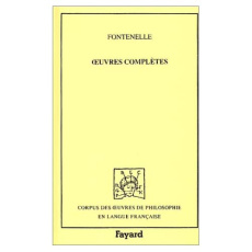 Oeuvres complètes. Tome 3 - Fontenelle Bernard de