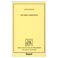 Oeuvres complètes. Tome 1, 1678-1757 - Fontenelle Bernard de