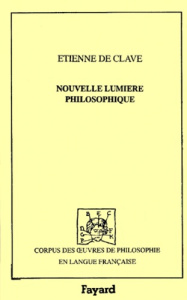 Nouvelle lumière philosophique - Clave Etienne de