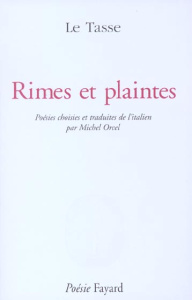 Rimes et plaintes - Tasse Le