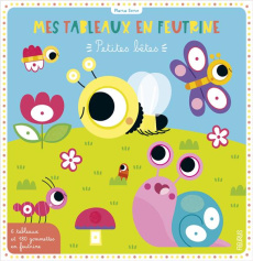 Mes tableaux en feutrine petites bêtes. Avec 6 tableaux et 185 gommettes en feutrine - Sorte Marta