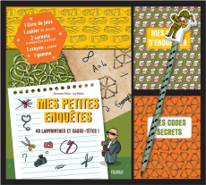 Coffret mes petites enquêtes. 40 labyrinthes et casse-têtes ! Avec 1 livre de jeux, 1 cahier de dess - Arlène Alexandre ; Méhée Loïc