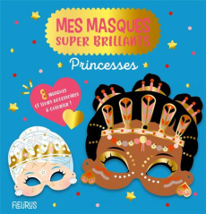 Princesses. 8 masques et leurs accessoires à colorier ! - Dérodit Clémentine