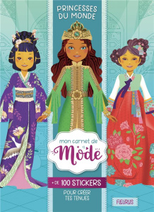 Princesses du monde. Avec de 100 stickers pour créer tes tenues - Pop Charlie