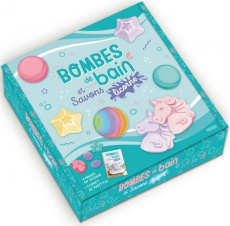 Bombes de bain et savons licorne. Coffret avec 3 moules en silicone 1 livret de recettes - Monnier Sandrine