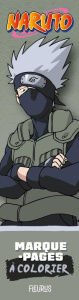 Marque-pages à colorier Naruto. Kakashi - NARUTO