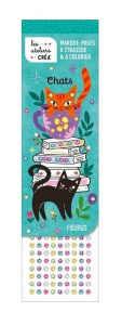 Marque-pages à strasser & à colorier Chats - SOLENNE ET THOMAS