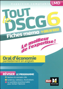 Oral d'économie Tout le DSCG 6 - Burlaud Alain