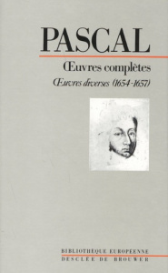 OEUVRES COMPLETES DE PASCAL. Tome 3 - Pascal Blaise