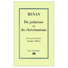 Du judaïsme et du christianisme - Renan Ernest