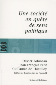 Une société en quête de sens politique - Bobineau Olivier ; Petit Jean-François ; Thieulloy