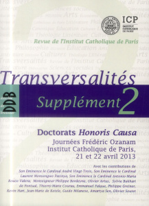 Transversalités Supplément 2 : Doctorats Honoris Causa - Artus Olivier