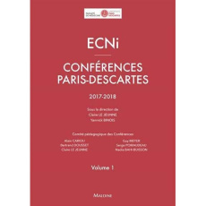 ECNi Conférences Paris-Descartes 2017-2018. Volume 1 - Le Jeunne Claire ; Binois Yannick