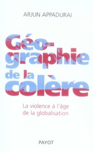 Géographie de la colère. La violence à l'âge de la globalisation - Appadurai Arjun ; Bouillot Françoise
