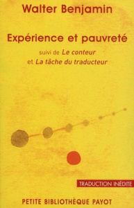 Expérience et pauvreté - Benjamin Walter,Cohen Skalli Cédric,Pestre Elise