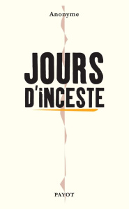 Jours d'inceste - ANONYME