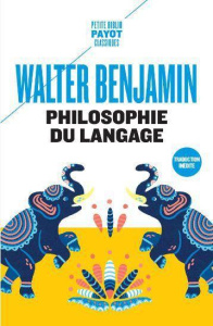Philosophie du langage - Benjamin Walter ; Smirou Sébastien ; Joly Frédéric