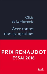Avec toutes mes sympathies - Lamberterie Olivia de