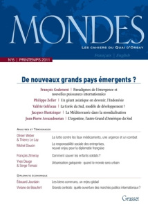 Mondes N° 6, Printemps 2011 : De nouveaux grands pays émergents ? Edition bilingue français-anglais - Godement François ; Zeller Philippe ; Gelézeau Val