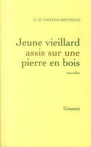 Jeune vieillard assis sur une pierre en bois - Châteaureynaud Georges-Olivier