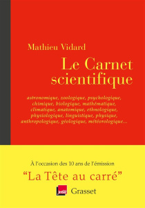 Le carnet scientifique - Vidard Mathieu ; Tomczak Anatole