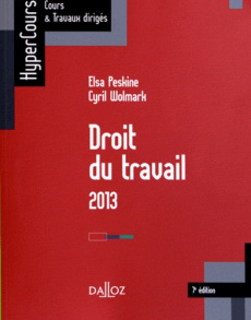 Droit du travail 2013 - Peskine Elsa, Wolmark Cyril