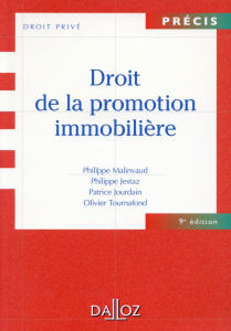Droit de la promotion immobilière. 9e édition - Malinvaud Philippe ; Jestaz Philippe ; Jourdain Pa