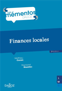 Finances locales. 7e édition - Conan Mathieu ; Muzellec Raymond