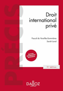 Droit international privé. 11e édition - Vareilles-Sommières Pascal de ; Laval Sarah