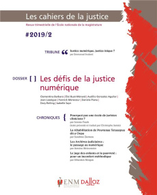 Cahier de la justice 2/2019 - Salas Denis