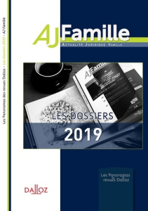 Les grands dossiers 2019 de l'AJ Famille - Avena-Robardet Valérie