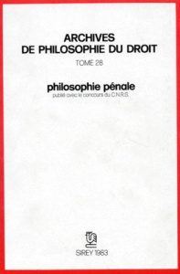 Philosophie pénale - Villey Michel