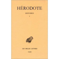 Histoires. Tome V, Tepsichore, Edition bilingue français-grec ancien - HERODOTE
