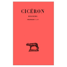 Discours. Tome 19, Philippiques 1 à 4, Edition bilingue français-latin - CICERON